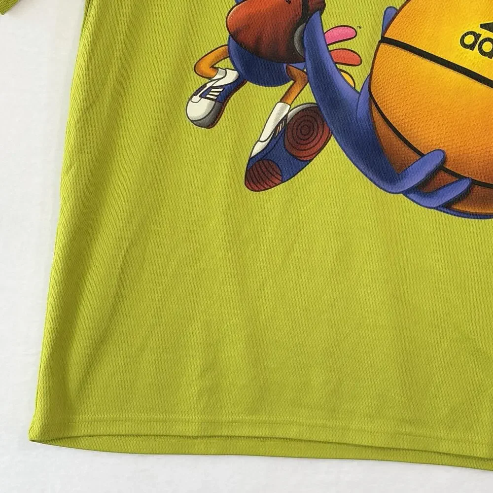 Rare Vintage 90’s Adidas Tuscan Sam Basketball Froot Loops Kellogg’s Shirt Large